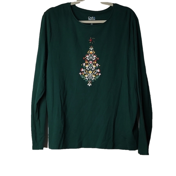 Croft & Barrow Holiday Long Sleeve Top Size XXL - Picture 1 of 3